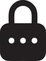 Lock security icon symbol vector image. Illustration of the key secure access system vector design. EPS 10