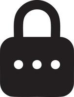 Lock security icon symbol vector image. Illustration of the key secure access system vector design. EPS 10