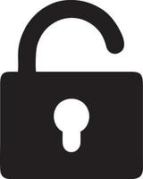 Lock security icon symbol vector image. Illustration of the key secure access system vector design. EPS 10