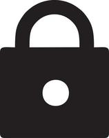 Lock security icon symbol vector image. Illustration of the key secure access system vector design. EPS 10