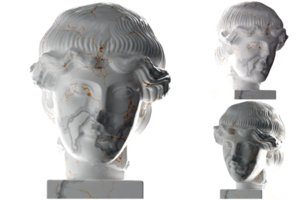 White marble and gold design inspired by Renaissance art. Perfect for fashion, apparel, and album covers png