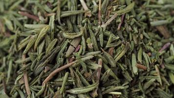 Dried herbs aromatic rosemary leaf video