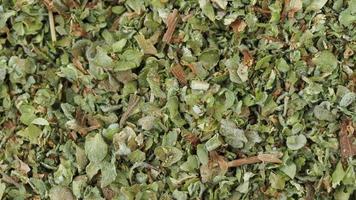 Dry marjoram herbs origanum majorana. Dry herbs video