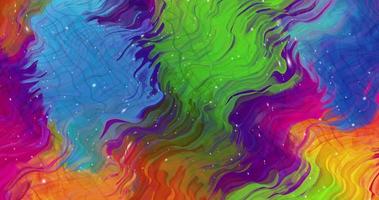 Colorful gradient background. Multicolored gradient blurred texture. Abstract twisted colors.Fractal motion graphic.abstract geometric background,Holographic liquid wavy background video