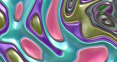 färgrik lutning bakgrund. flerfärgad lutning suddig textur. abstrakt vriden färger.fraktal rörelse grafisk.abstrakt geometrisk bakgrund, holografisk flytande vågig bakgrund video