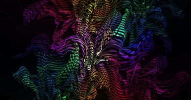 abstrait coloré animation .multicolore liquide background.beautiful numérique La peinture film, résumé Contexte film video