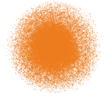 A round paint splatter of very fine particles with a solid filling inside. png