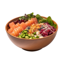 Poke bowl isolated png