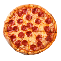 Hot pizza isolated. png