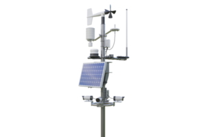 Weather station. 3d render isolated png