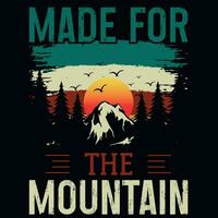 montaña aventuras gráficos camiseta diseño vector
