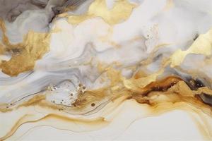 gold and white marble texture background abstract photo