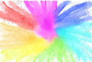 rainbow splashes of paints on a white background. vector