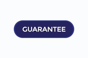 guarantee vectors.sign label bubble speech guarantee vector