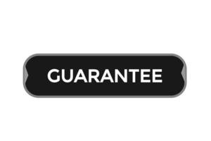 guarantee vectors.sign label bubble speech guarantee vector