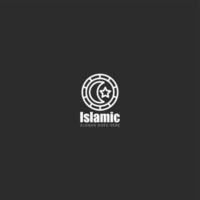 islámico educación logo minimalista moderno vector