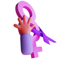 hand symbol international womens day png