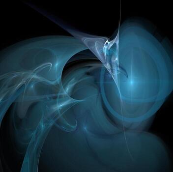 3D rendering abstract digital background. Pattern for textile and design.Fractal a never-ending pattern. Abstract Computer generated Fractal design photo