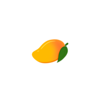 een rijp mango png