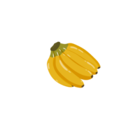 bouquet de bananes, dessin animé bananes png