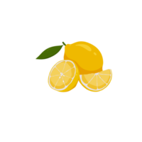 Frais citron des fruits et tranche png