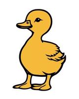 Yellow Duck Illustration vector