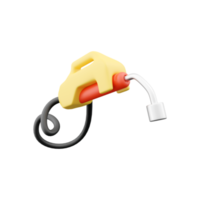 3d render gas station icon. 3d rendering gas station. 3d render gas station illustration. png