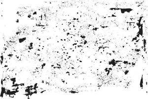 Distressed stained and splatter texture design with black and white colors. Rusty grunge effect and dust pile texture vector on a white background. Abstract vintage concrete wall grunge texture.