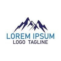 Mountain icon sign logo design. vector