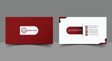 Vector Modern Creative and Clean Business Card Template Design