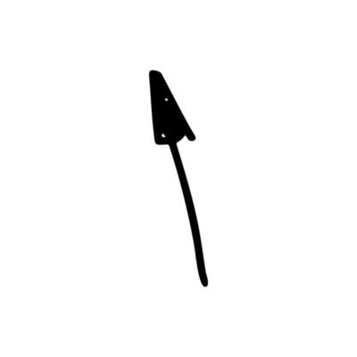 Abstract sketch of the arrow