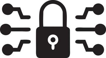 Lock security icon symbol vector image. Illustration of the key secure access system vector design. EPS 10