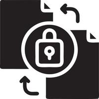 Lock security icon symbol vector image. Illustration of the key secure access system vector design. EPS 10