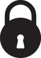 Lock security icon symbol vector image. Illustration of the key secure access system vector design. EPS 10