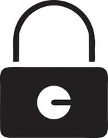 Lock security icon symbol vector image. Illustration of the key secure access system vector design. EPS 10