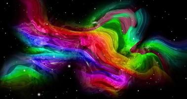 Abstract colorful animation .Multicolor liquid background.Beautiful digital painting movie,Abstract background movie video