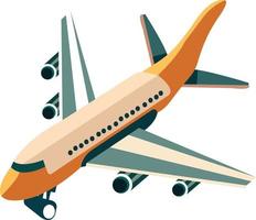 cute airplane icon illustration vector