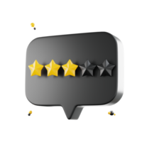 3d Rezension Bewertung Sterne zum Beste exzellent, Dienstleistungen Bewertung, fünf Sterne, png