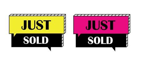 Just sold two modern speach bubbles vector