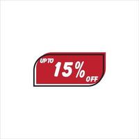 Up to 15 percent off banner, Upto 15 percent off, Discount offer, Banner Add, Special Offer add vector