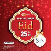 Eid sale banner template design background, Eid sale banner template, Eid sale vector