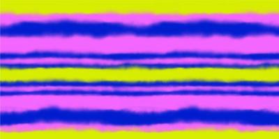 Watercolor blurred pattern with pink, blue and yellow stripes vector