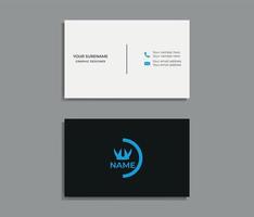 negocio tarjeta, negocio tarjeta plantilla, vector corporativo doble cara creativo profesional moderno sencillo único azul minimalista oro elegante negocio tarjeta en rojo tema.