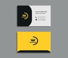 negocio tarjeta, negocio tarjeta plantilla, vector corporativo doble cara creativo profesional moderno sencillo único azul minimalista oro elegante negocio tarjeta en rojo tema.