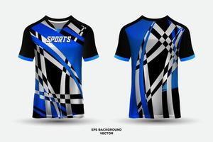 Sports jersey and t-shirt design vector. Soccer jersey mockup for racing, gaming jersey, football. Uniform front view vector