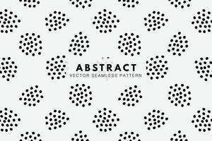 Abstract dots formed shapes seamless repeating pattern vector