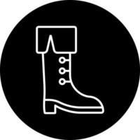 Boot Vector Icon Style