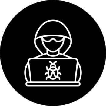 Hacker Vector Icon Style