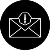 Spam Email Vector Icon Style