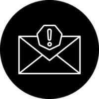 Spam Email Vector Icon Style